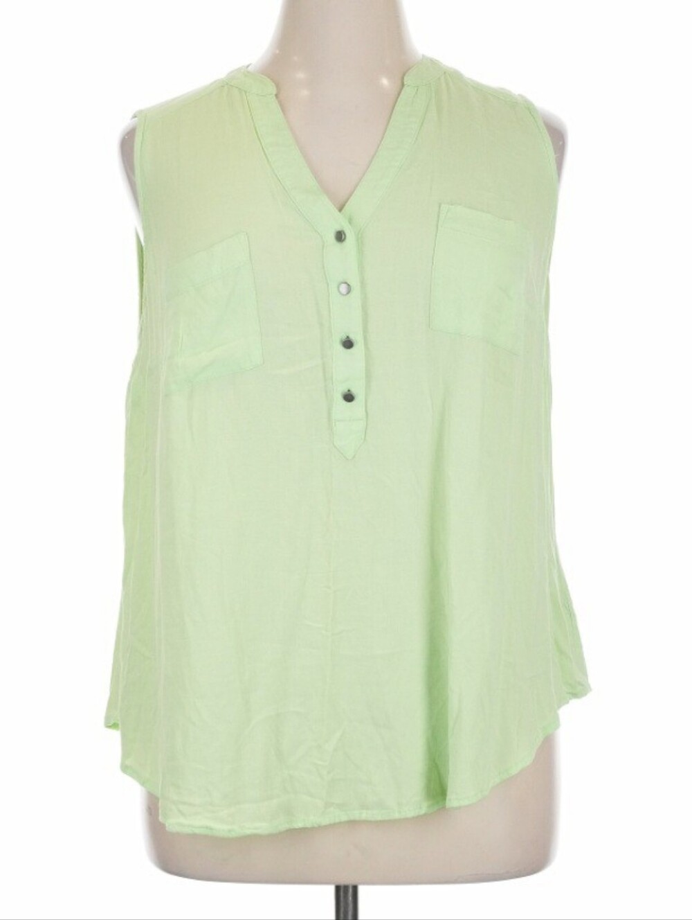 Torrid Lime Green Sleeveless Top EUC Size 1 (14/16)